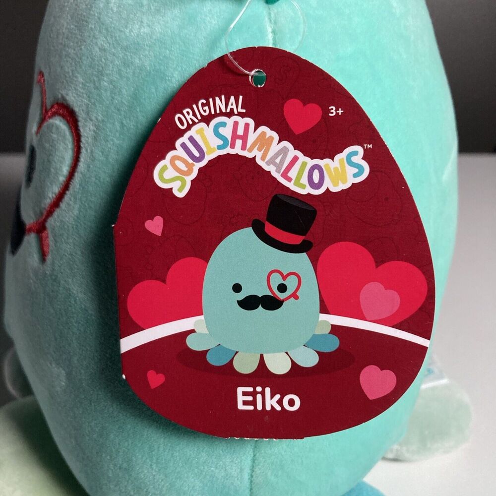 Squishmallows: EIKO 12-Inch Fancy Octopus (Kelly Toys) Ultrasoft Stuffed Plush - Picture 3 of 8